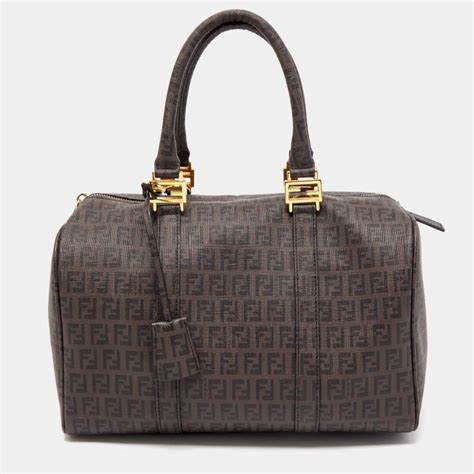 Forever bauletto handbag Fendi Brown in Synthetic 